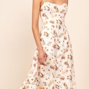 - SOLD OUT everywhere Reformation Eileen Tropez Midi Dress NWOT